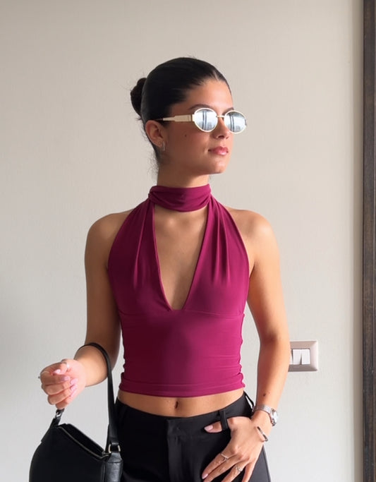 TOP LAURA MAGENTA