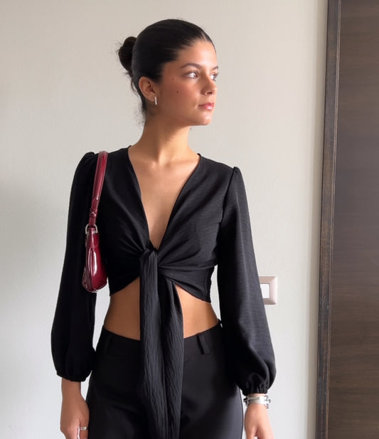 BLUSA ARONA NEGRA