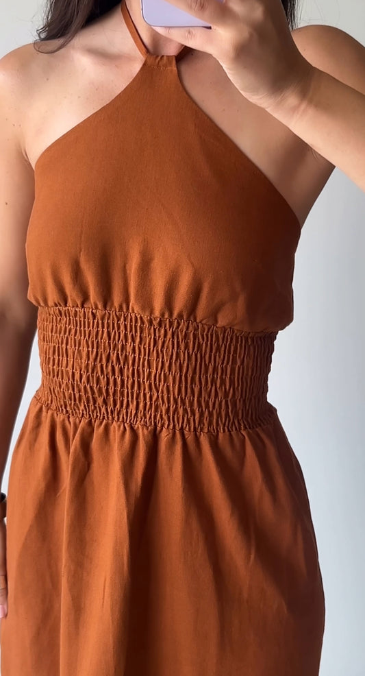 VESTIDO CASCAIS TERRACOTA