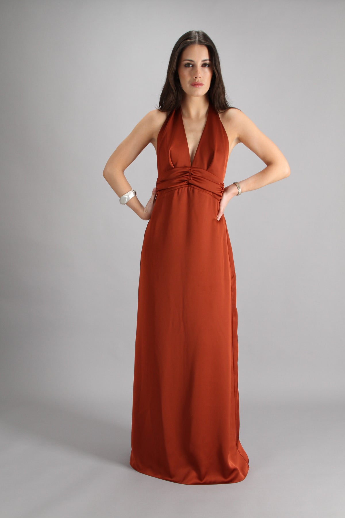 VESTIDO AITANA TERRACOTA