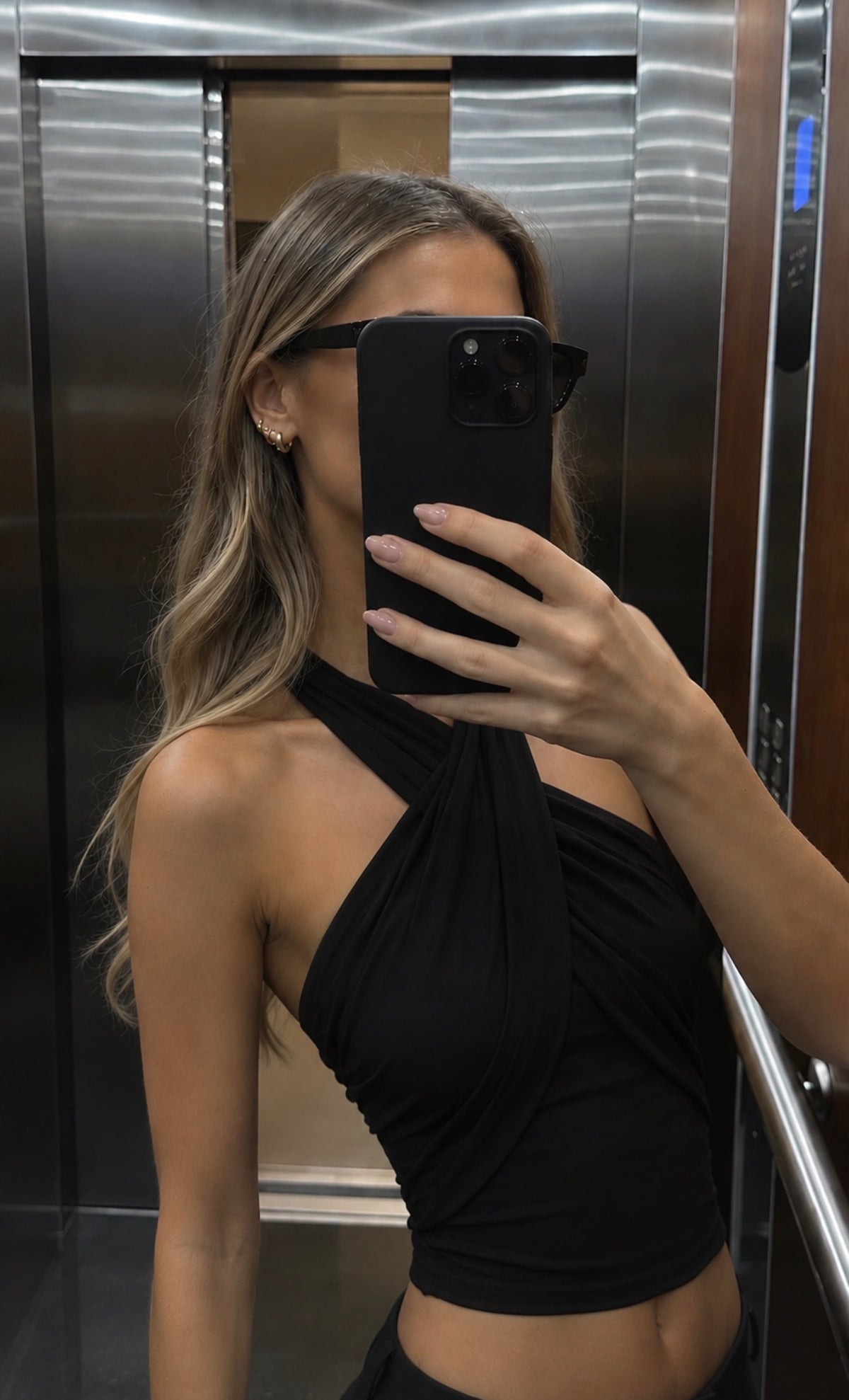 TOP CAPRI NEGRO
