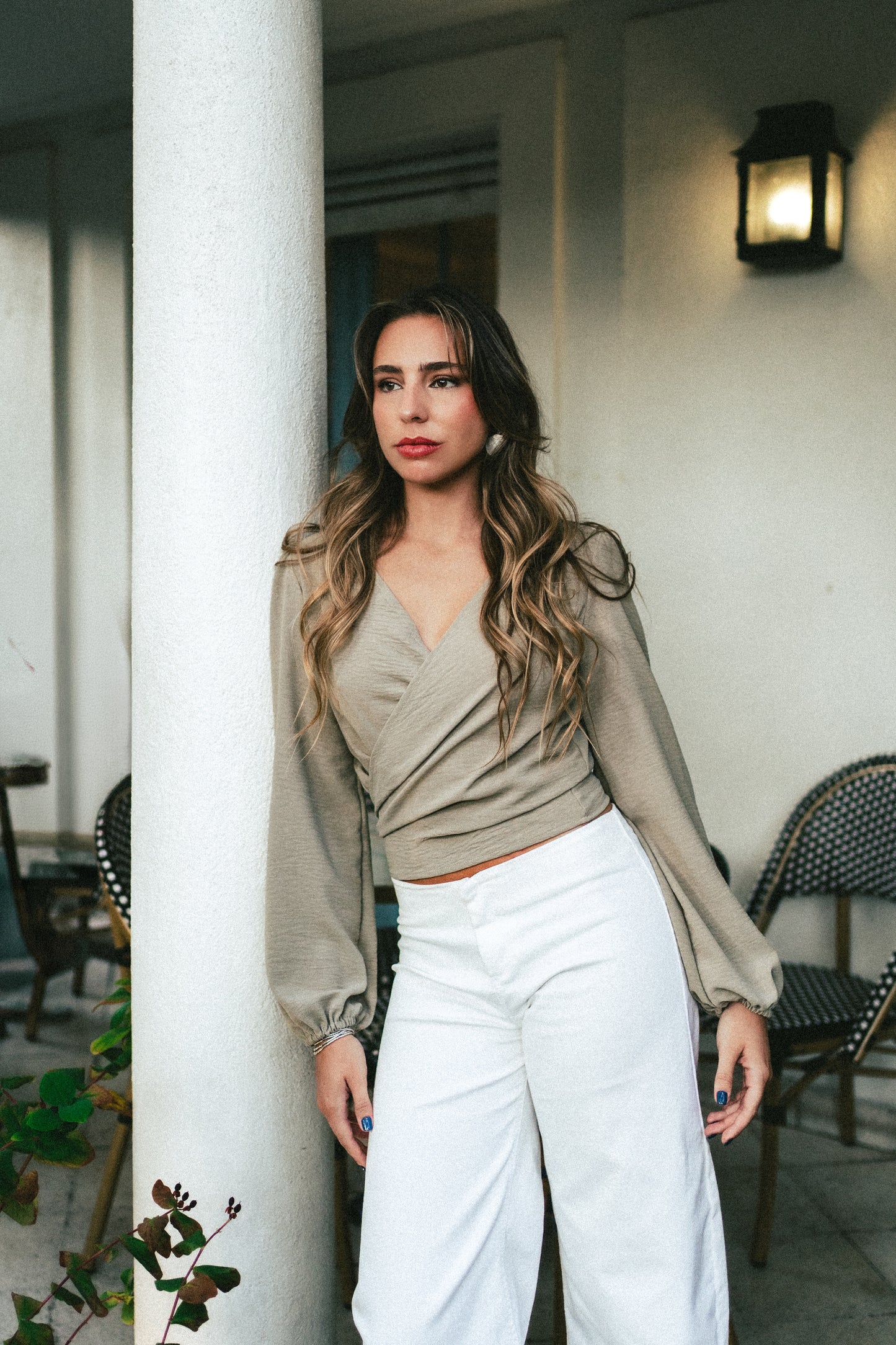 BLUSA MARÍA VERDE