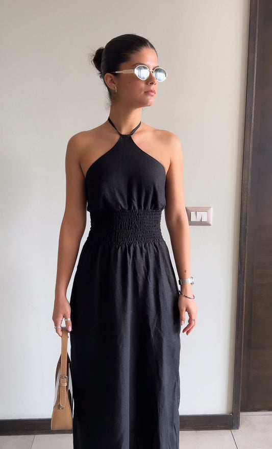 VESTIDO CASCAIS NEGRO (2 Pre order 21/11)