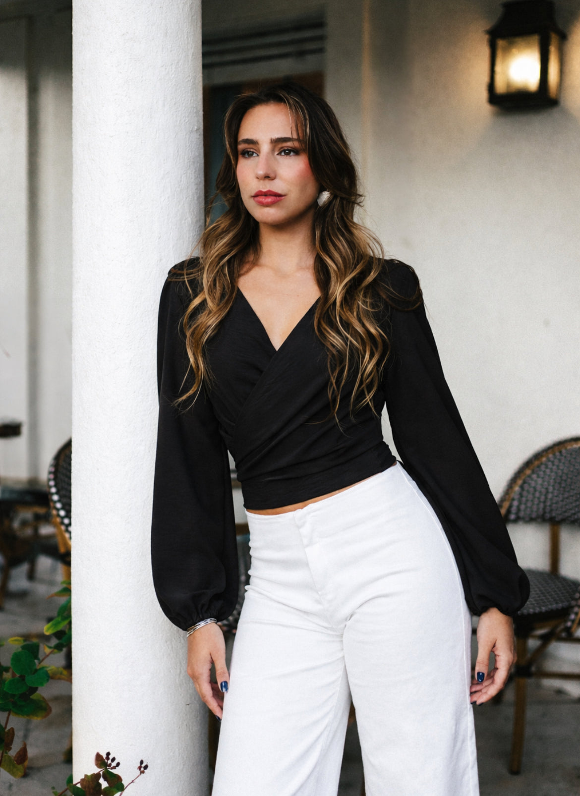 BLUSA MARÍA NEGRA