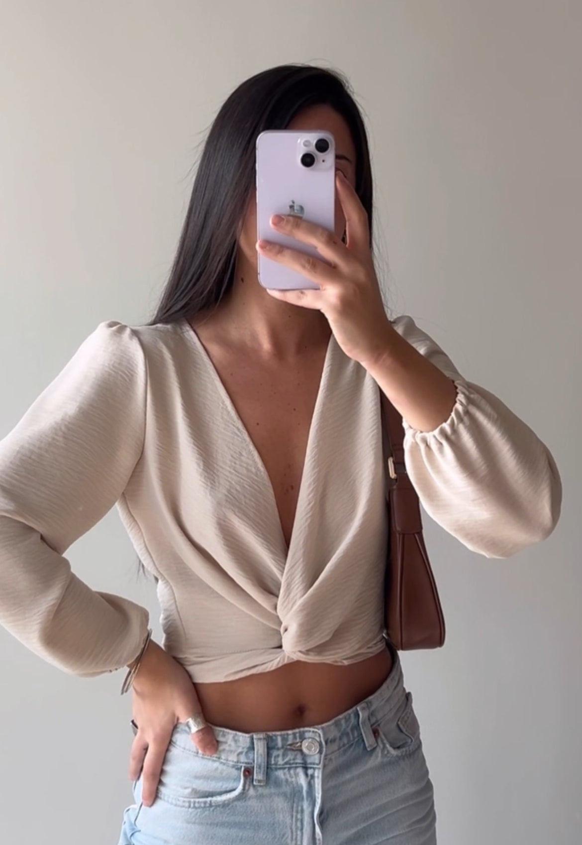 BLUSA ARONA CREMA