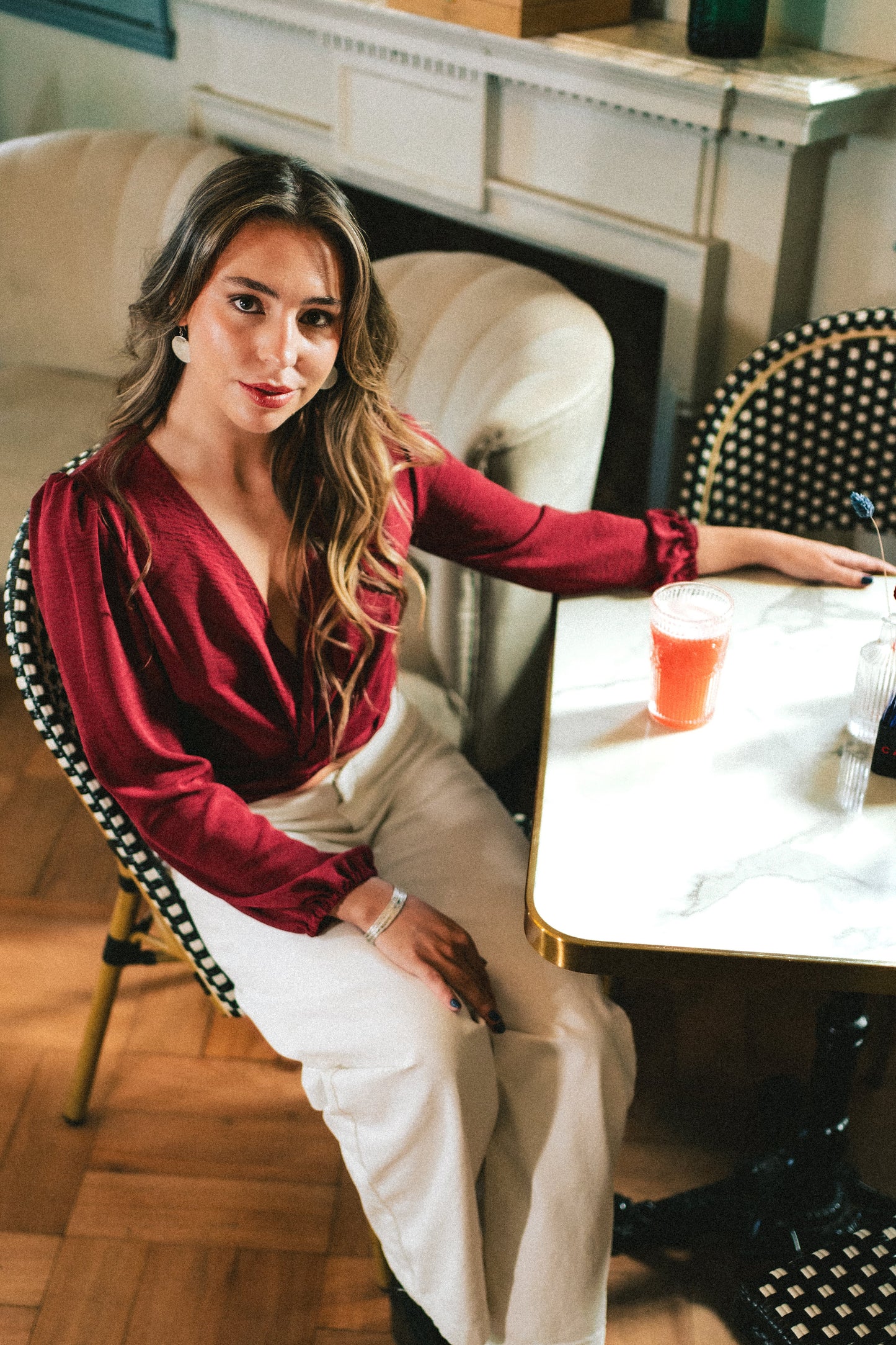 BLUSA MARÍA BURDEO