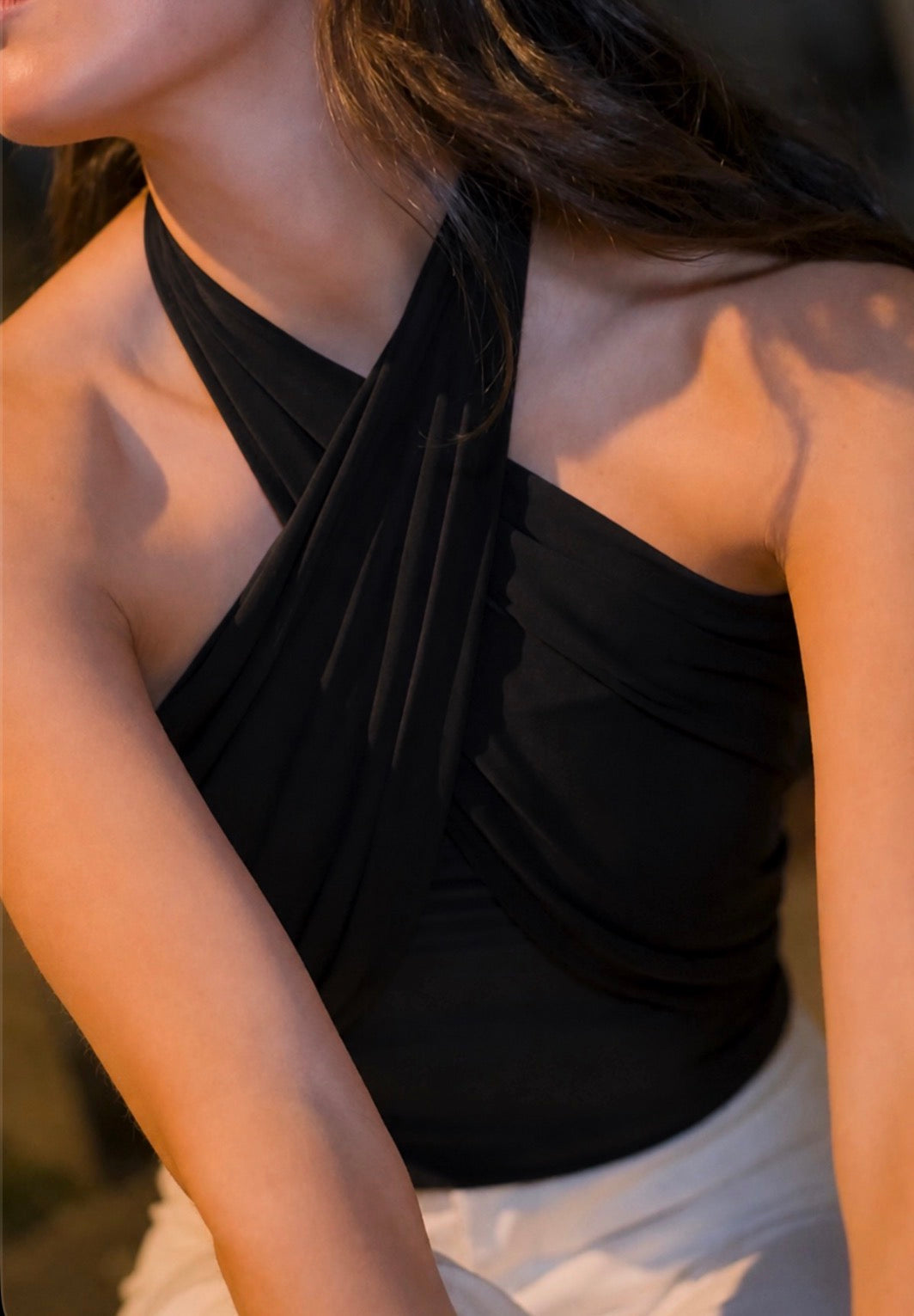 TOP CAPRI NEGRO